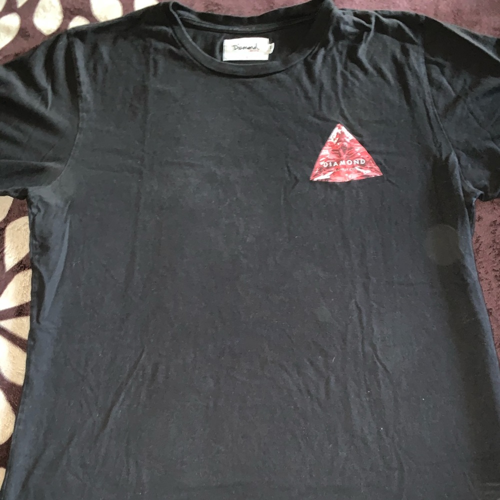 Men’s Diamond black XL graphic T-shirt